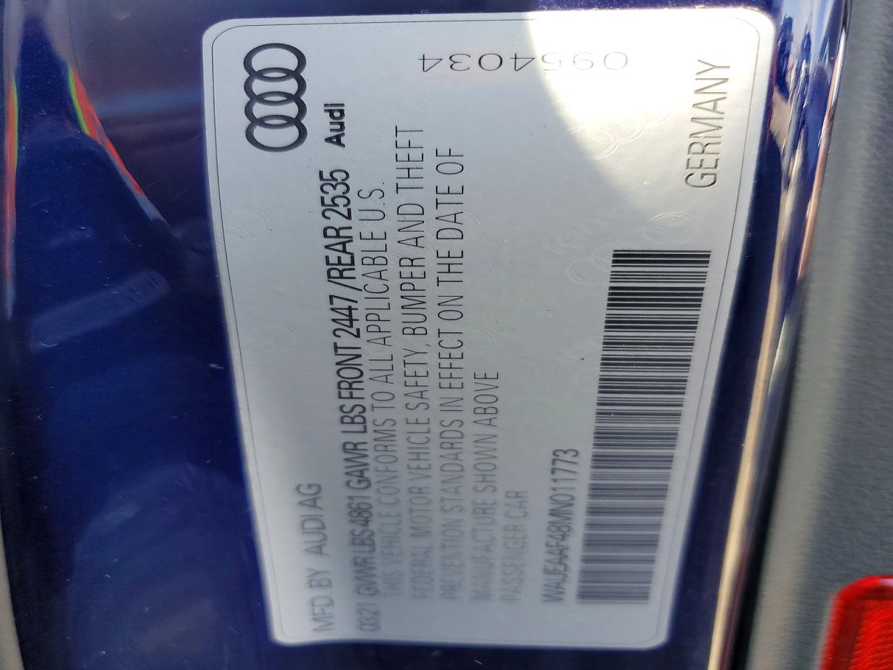 2021 AUDI A4