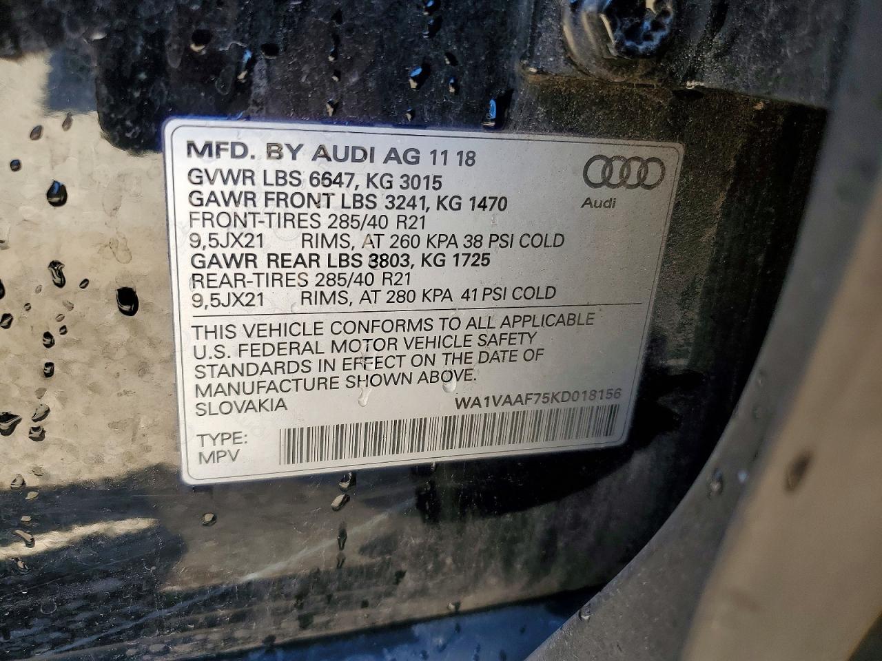2019 AUDI Q7