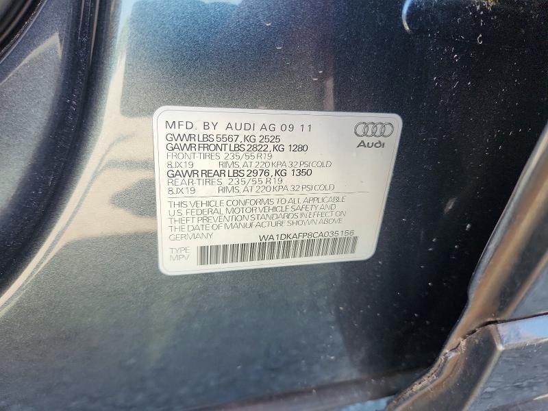 2012 AUDI Q5