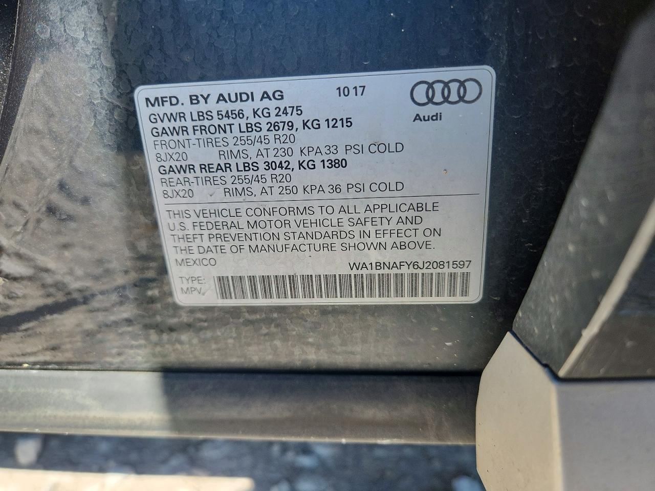 2018 AUDI Q5