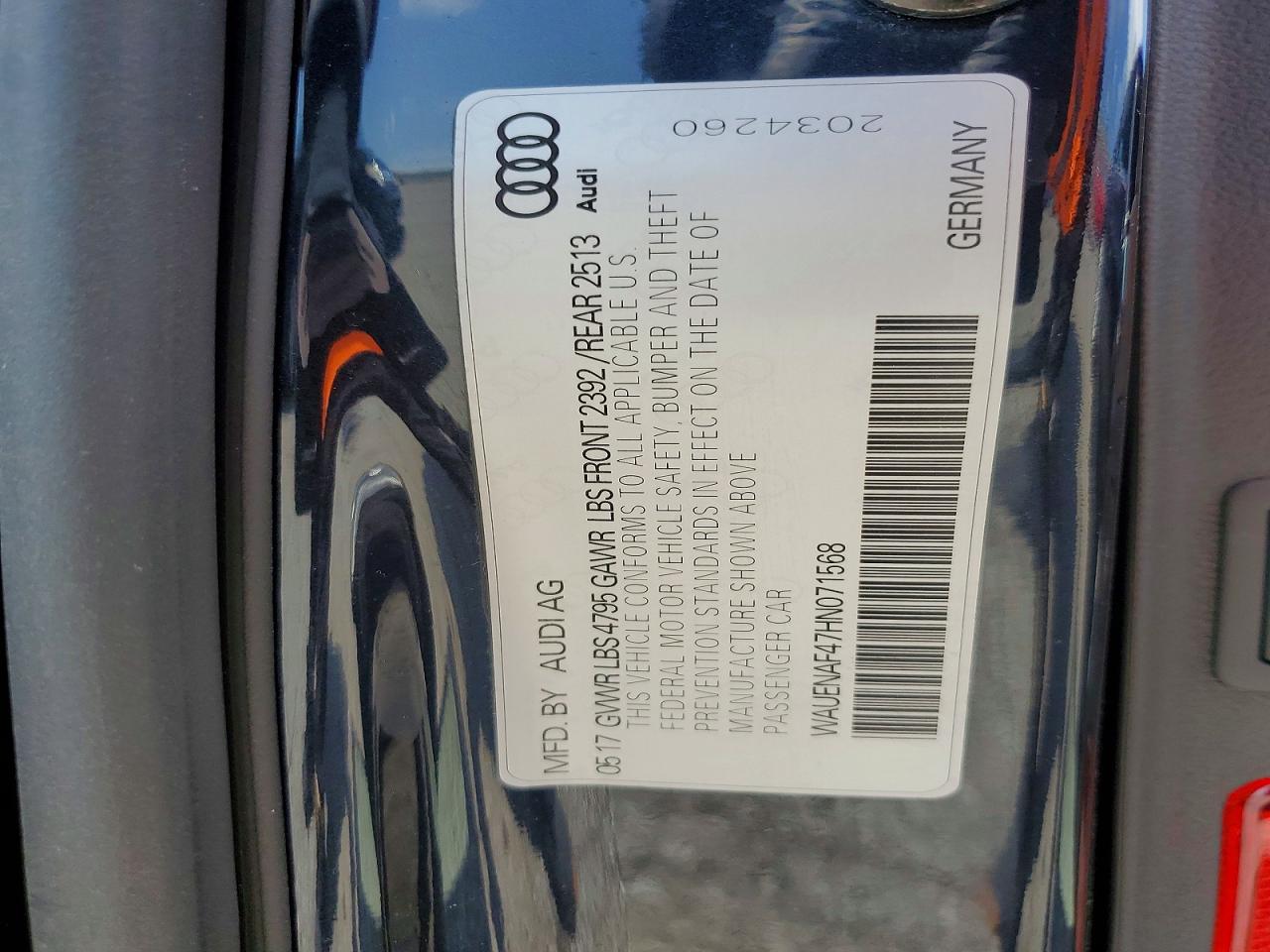2017 AUDI A4