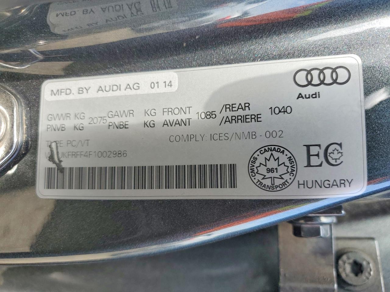2015 AUDI A3