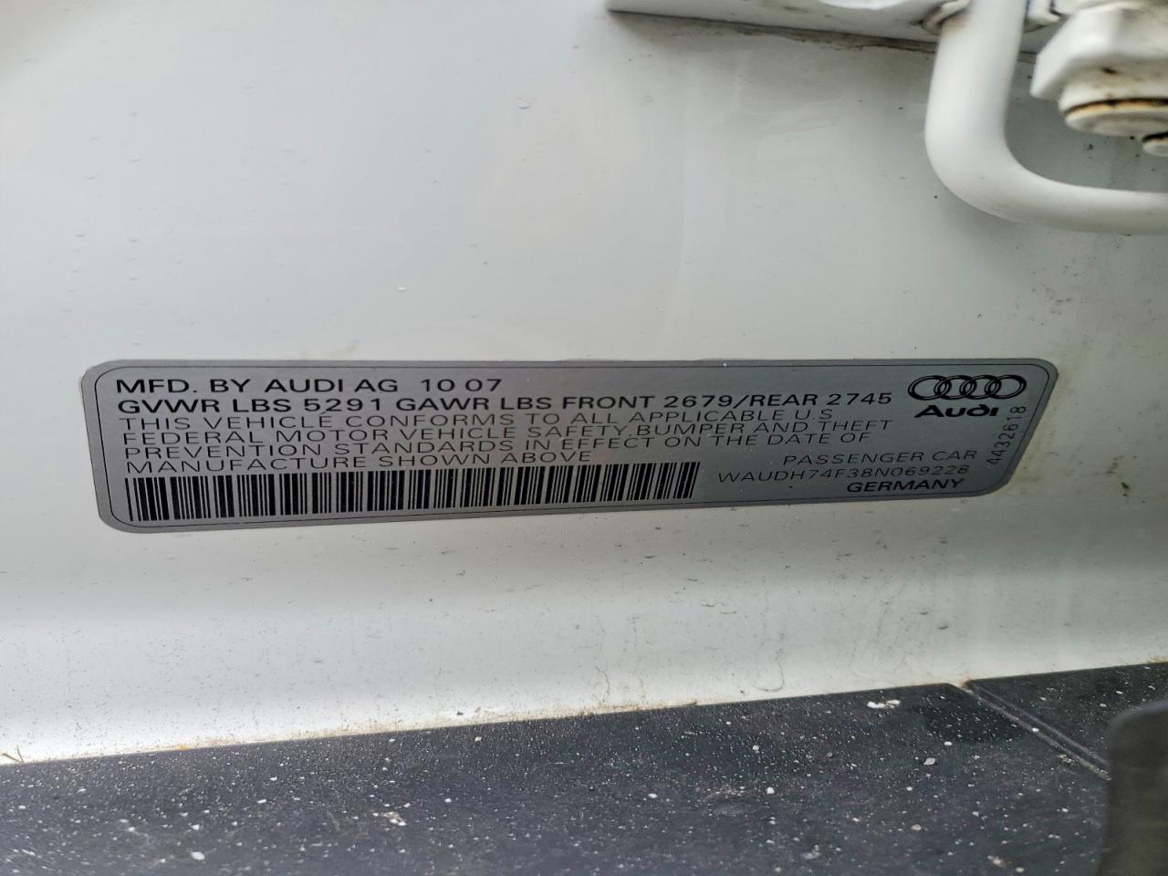 2008 AUDI A6